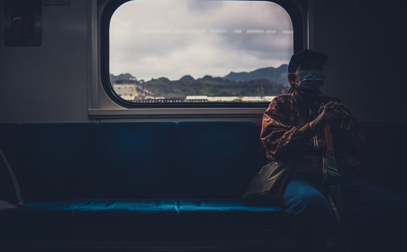 Travelers with suitcases